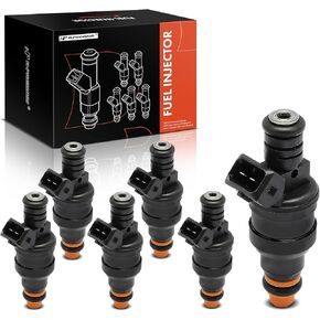 A-Premium Fuel Injectors Set of 6 Compatible with Ford Explorer 1991-1992, Ranger 1990-1992, Aerostar 1990-1995 & Mazda Navajo 1991-1992, 4.0L, Replace# F0TZ9F593B