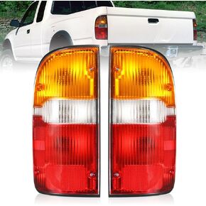 Boine Tail Light Compatible With 1995-2000 Toyota Tacoma Driver and Passenger Side Rear Light Brake Lamps - Bulb and Harness Included 8156004030 8155004030