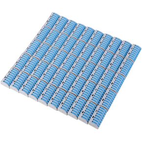 50 Pcs Wire Connectors Lever-Nut Assortment, PCT-218 Quick Wiring Connector Spring Lever Terminal Block, 1 in 7 Out Way Terminal Block (Orange)