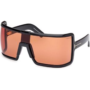 Tom Ford PARKER FT1118 Shiny Black/Brown 0/0/110 women Sunglasses