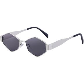 Stylish Hexagonal Sunglasses UV400 Protection for Women, Men, Trendy Sun Glasses for Driving, Fishing, Beach Outings