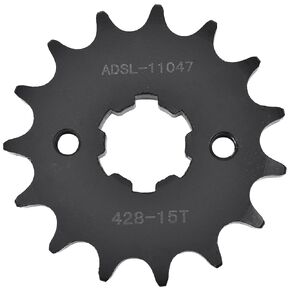 428 Pitch 15 Tooth (JTF1559.15T) Front Drive Sprocket Replacement for Yamaha TW125 1999-2004, YS125 2017-2019,TW200 1987-2021