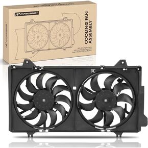 A-Premium Engine Radiator Cooling Fan Assembly Compatible with Select Mazda Models - 6 2014-2020 - Replace# PE1115210, PE1215150A