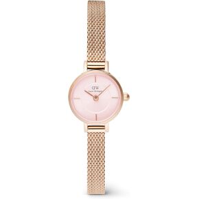 Daniel Wellington Petite Mini 19mm Women's Watch, Steinless Steel with Pvd Plated Rose Gold Rose Gold Watch for Women