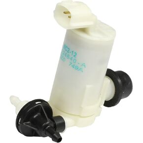 ACROPIX Car Vehicle Windscreen Washer Water Pump Repair Part Fit for Nissan Murano - Pack of 1 Black
