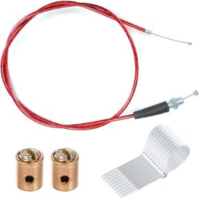 50inch Mini Bike Throttle Cable KIT for Coleman Mini Bike ct200u Baja Warrior MB165 MB200 doodlebug Pit Bike vm22 Throttle Cable (Red)