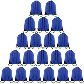 10 PCS Drawstring Backpack Bulk Drawstring Bags Nylon Cinch Bag DIY Drawstring Bag Waterproof Draw String Back Bag Cinch Sack String Backpack for Men and Women Sports Gym Travel Swimming, 10 Colors