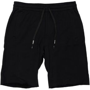 Ethika Mens Raw Edge Sweat Short | Black