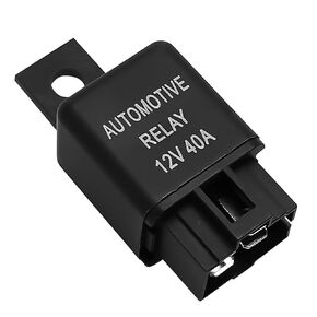 40 amp SPST Automotive Starter Bar, Auto Replacement Parts 12V 40A Relay Fit for Fog Driving Light Wire Wiring Harness YL-388-S