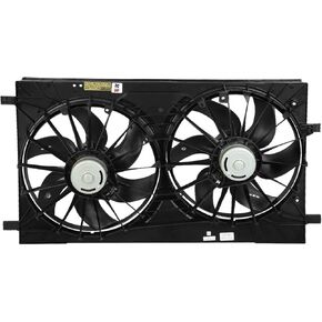 DNA MOTORING OEM-RF-0067 Radiator Cooling Fan Cooling Efficiency Improved Direct Replacement [Compatible with 07-10 Sebring / 08-14 Avenger / 07-12 Caliber],Black
