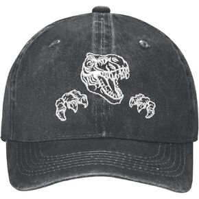 Waldeal Cute Boys' Dinosaur Hat, Adjustable Embroidered Washed Dad Hat Kids Ballcap