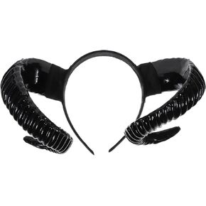 FOMIYES Sheep Horn Headband, Gothic Cosplay Hair Accessories, Ram Horns Hair Band for Adults Halloween Performance Party