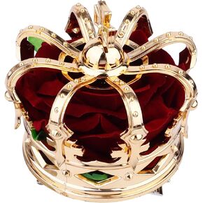 SEWACC Mini Crown Queen Hair Clip Mini Hairpin Three-Dimensional Crown Headdress Halloween Party Queen Hair Accessory
