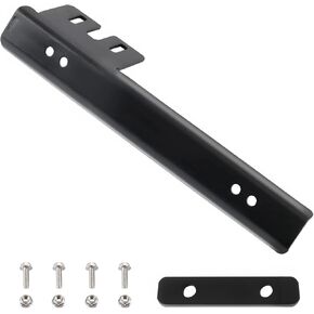 Universal License Plate Holder,Black Front Bumper License Plate Mount Bracket Relocator Holder Bar,Car Front License Plate Mounting Kit with Bolts and Nuts,License Plate Mount