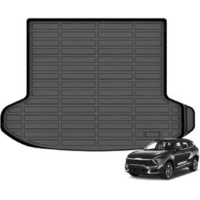 GINOWY-TPE Cargo Liner for Kia Sportage 2023 2024 2025 Sportage Hybrid 2023-2025, All Weather Trunk Mat for Kia Sportage 2023 Durable Waterproof Car Mats Easy to Clean
