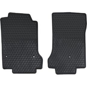 Car Floor Mats Custom Fit for Chevy Camaro 2016-2024 Full Black Rubber Chevrolet Auto Liner Mats All Weather Protection Odorless