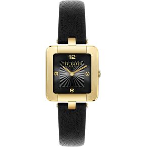 Ted Baker Ladies Black Vegan Leather Strap Watch (Model: BKPMSS3019I)