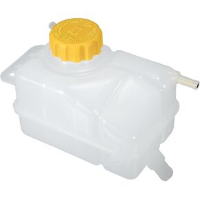 Coolant Reservoir Water Expansion Tank, Engine Coolant Expansion Recovery Overflow Bottle W/Cap No.96817343 for Chevrolet Aveo 2004-2008 White, 1 Set