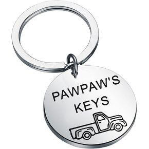 Best Pawpaw Ever Gift Father's Day Gift Pawpaw's Keys Keychain New Grandpa Gift Grandpa's Truck Keys Gifts From Grandchildren