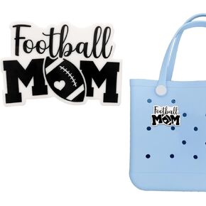 Football Mom Bogg Bag Charm