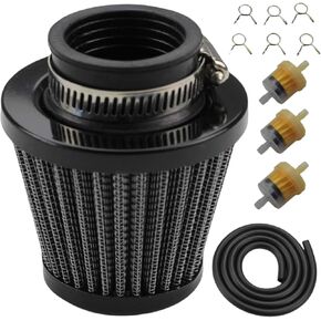 35mm Air Filter Compatible with 50cc - 125cc Kymco Vitacci Peace Sports Coolster Tao Tao Sunl Apollo Roketa X-pro Kymco Vitacci Peace Sports ATV Quad Go Kart Pit Dirt Bike Parts(Black)