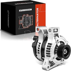 A-Premium Alternator Compatible with Chevrolet Equinox 08-09/13-17, Malibu 08-12 & GMC Terrain 13-17 & Suzuki XL-7 07-09 & Pontiac Torrent 08-09 & Saturn Aura 08-09, Vue 08-10, 3.6L, 12V 155A CW