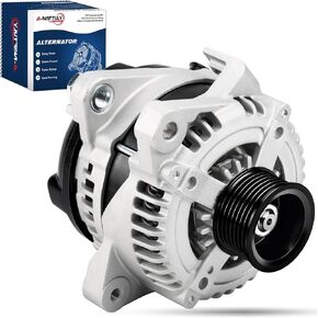 Alternator Fits for Scion tC 2005-2010, Toyota Camry 04-06, Highlander 04-07, Solara 04-08, L4 2.4L, Alternator Replacement 27060-28270, 27060-28350, 270600H100, AND0288, 40052124, 40052528