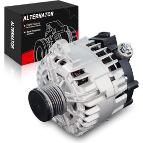 Alternator Fits For:-Nissan Altima S Sl Base 2007-2013 2.5L, Sentra 2007-2012, Rogue 2011-2013, Rogue Slecte 2014-2015 2.5L L4 12V 110A 6Grooves, 23100-JA02A, 2609555, 849054, N11258 (ALL-NEW)
