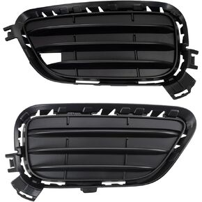 TRQ Front Driver & Passenger Side Outer Fog Light Hole Cover Set,Fog Light Cover Set Compatible with 2015-2017 BMW X3 BM1038174 BM1039174