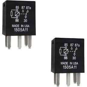 2 PCS Power Relay, 5 Pins G8V-RH-1C7T-R-DC12 Car AC Relay Plug Replacements, Multi Purpose Automotive Electromechanical Relay Heavy Duty Standard Relay Kit, Car Accessories