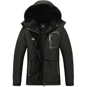 MOERDENG Women's Waterproof Snow Ski Jacket Warm Winter Coat Insulated Snowboarding Jacket Softshell Hiking Jacket