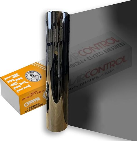 SOLARCONTROL Window Tint Car Film 20'' X 100FT Dyed Shade Roll Universal Fit Privacy UV Sun Block and Scratch Resistant (20% Dark Shade) in Kuwait