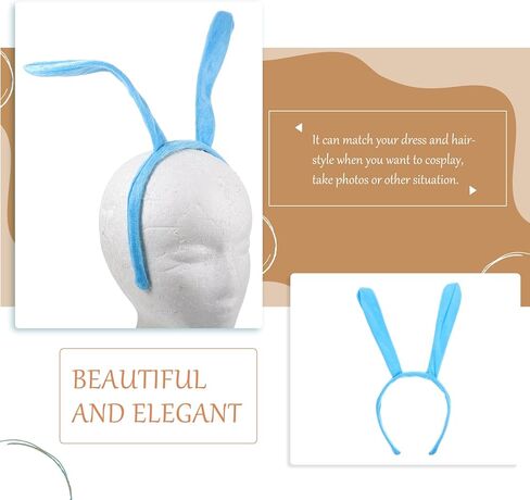 عصابة رأس هوائي من Luxshiny، عصابات رأس هوائي المريخ، عصابات رأس، طوق شعر للحفلات التنكرية، ملحقات تنكرية باللون الأزرق in Kuwait