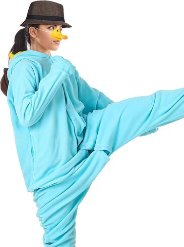 3 قطع أزياء بطة الهالوين للبالغين إكسسوار حفلات البط للجنسين، أحذية شباشب ناعمة على شكل مخلب البطة الصفراء، قبعة من القش للرجال والنساء في الهالوين in Kuwait