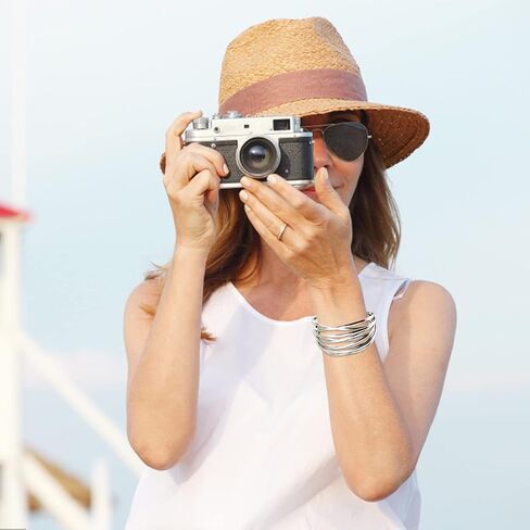 YBMYCM Chunky Gold Cuff Bracelet for Women Gold Line Web Wrist Cuff Bangle Bracelet Fashion Costume Jewelry in Kuwait