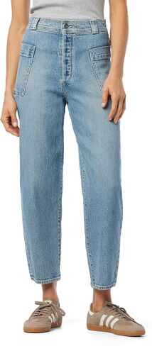Joe's Women's The Pheobe Patch Pocket Barrel Leg Jean in Saudi Arabia