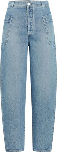 Joe's Women's The Pheobe Patch Pocket Barrel Leg Jean in Saudi Arabia