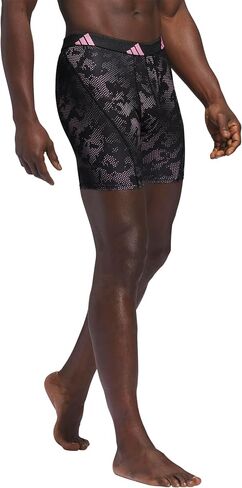 adidas Men's Performance Mesh Boxer Brief Underwear (3-Pack) Engineered for All Day Comfort, Soft Breathable Fabric in Saudi Arabia