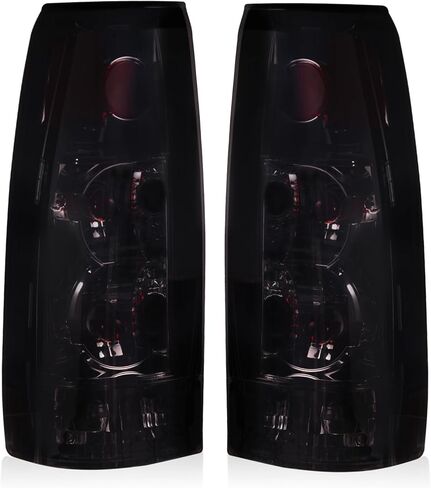 Boine Tail Light Compatible With 1988-1999 Chevy GMC Silverado Sierra C/K 1500 2500 3500 Suburban Tahoe Blazer Yukon Cadillac Escalade Driver and Passenger Side (Red) in Saudi Arabia