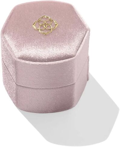 Kendra Scott Davis Small Case, Light Pink Velvet in Saudi Arabia