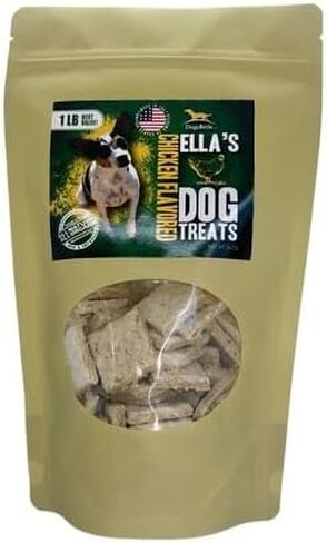 Ella's Diabetic Dog Treats Pumpkin (8oz) - Low Glycemic Ingredients - Vet Approved - Made in USA by Owners of Diabetic Dogs - Developed to Help Keep Glucose Levels Stable in Saudi Arabia