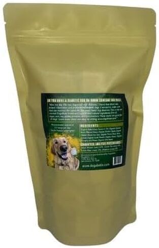 Ella's Diabetic Dog Treats Pumpkin (8oz) - Low Glycemic Ingredients - Vet Approved - Made in USA by Owners of Diabetic Dogs - Developed to Help Keep Glucose Levels Stable in Saudi Arabia