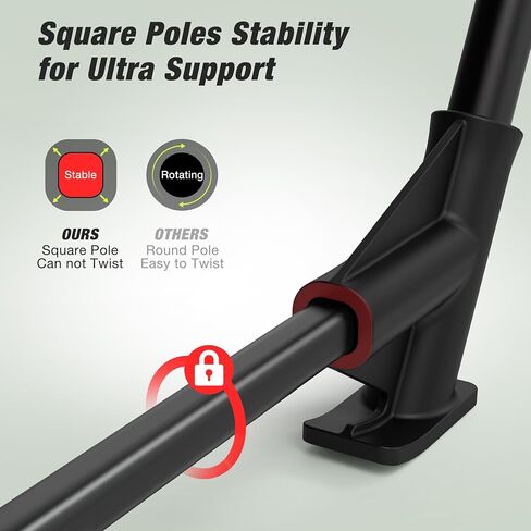 سرير تخييم صغير الحجم وخفيف الوزن، هيكل قفل FullGuard من الجيل الثالث لإعداد 30 ثانية، سطح عريض 30 بوصة، دعم 350 رطل، سرير ظهر قابل للطي مع حقيبة تخزين للأماكن الخارجية، شبكة سوداء in Kuwait