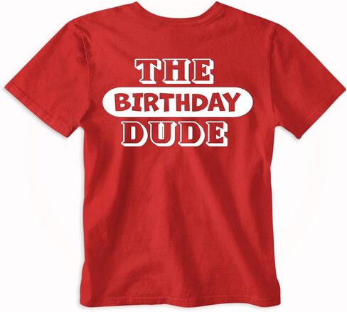 The Birthday Dude - Toddler Outfits - Funny Boy Birthday Party Tee Clothes Cute T Shirt Kids in Saudi Arabia