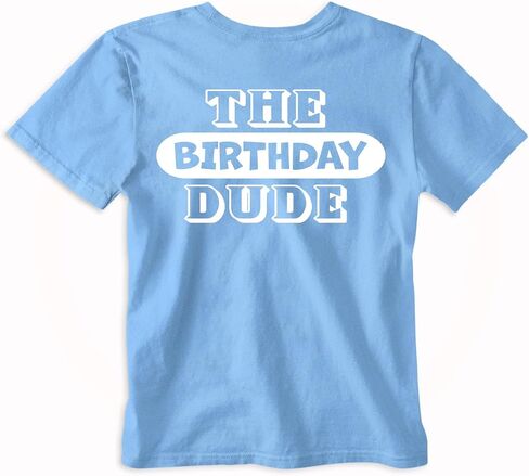 The Birthday Dude - Toddler Outfits - Funny Boy Birthday Party Tee Clothes Cute T Shirt Kids in Saudi Arabia