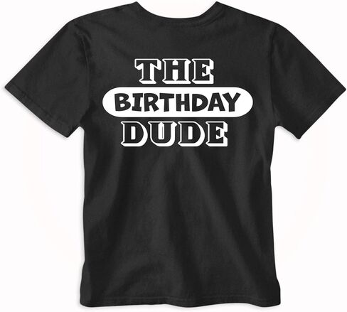 The Birthday Dude - Toddler Outfits - Funny Boy Birthday Party Tee Clothes Cute T Shirt Kids in Saudi Arabia