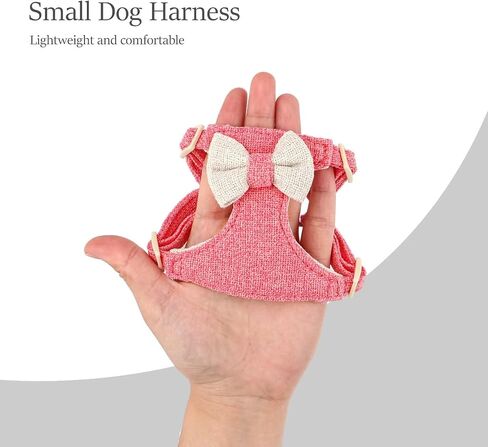 Didog Small Dog Harness Collar and Leash Set, Adjustable Lightweight Vest Harness with Cotton Soft Mesh for Small Dogs, Cats (Green, XXS) in Saudi Arabia