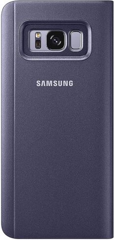 Samsung Galaxy S8 ONLY S-View Flip Cover with Kickstand, Orchid Grey in Saudi Arabia