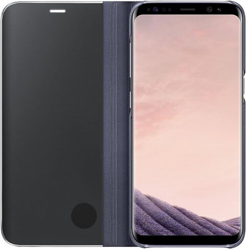 Samsung Galaxy S8 ONLY S-View Flip Cover with Kickstand, Orchid Grey in Saudi Arabia