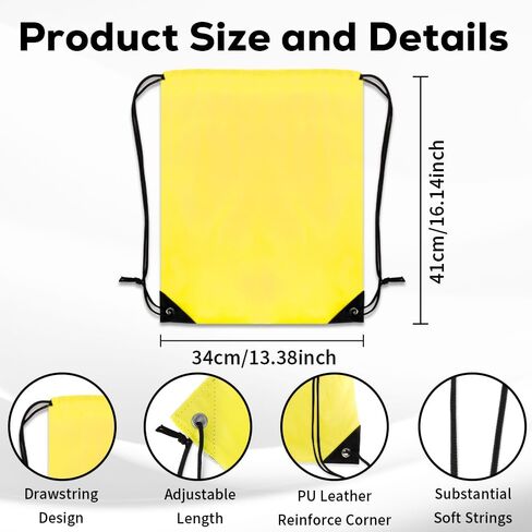 10 PCS Drawstring Backpack Bulk Drawstring Bags Nylon Cinch Bag DIY Drawstring Bag Waterproof Draw String Back Bag Cinch Sack String Backpack for Men and Women Sports Gym Travel Swimming, 10 Colors in Saudi Arabia